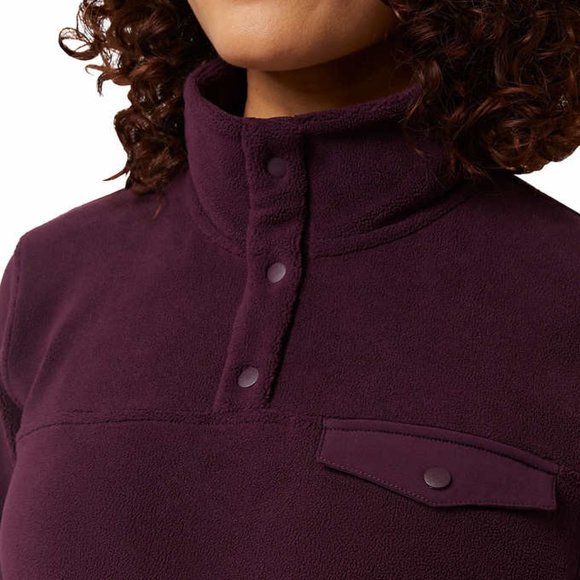 NWoT 32 Degrees Women Midweight Snap Arctic Fleece Purple Size L $70 WWW035 - Picture 5 of 5